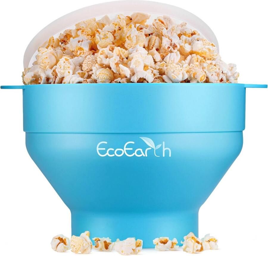 Opvouwbare Siliconen Popcornmaker voor Magnetron Veilig en Handig