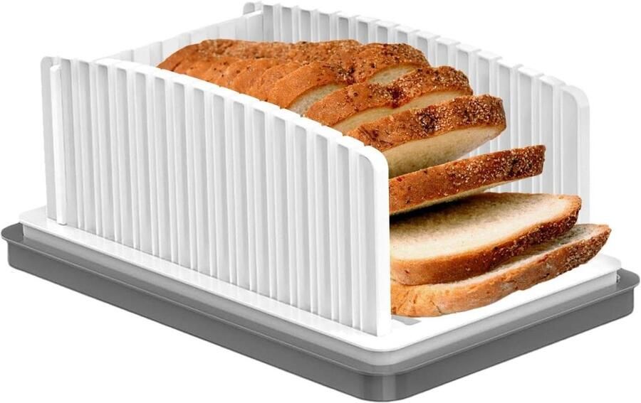 Opvouwbare Snijmachine Gids Verstelbare Snijder Gelijkmatig Snijden Met Kruimelopvang 365 x 242 cm Wit