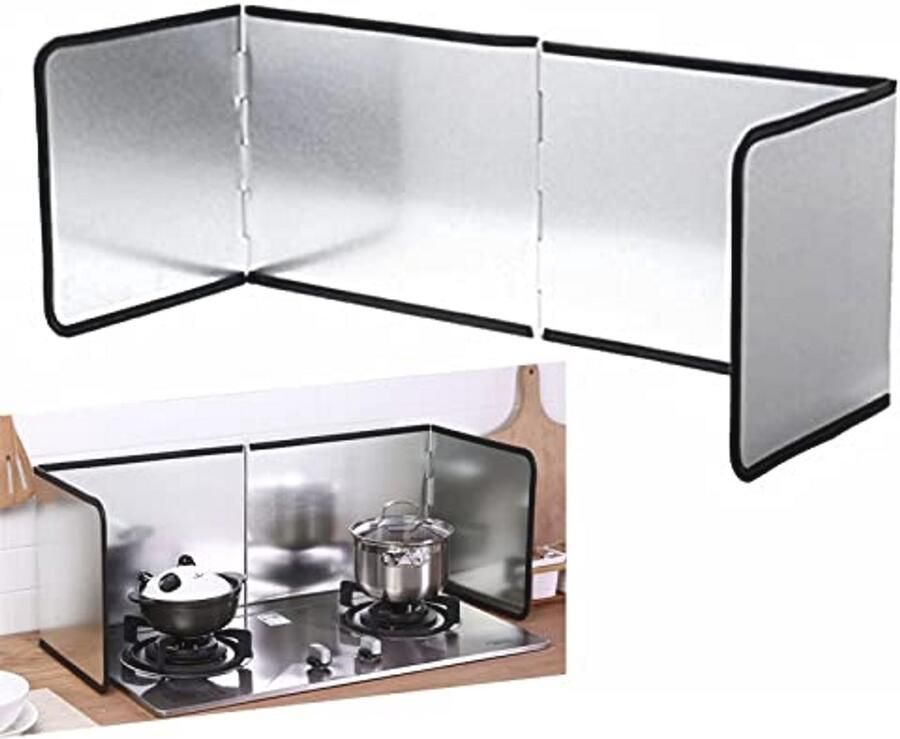 Opvouwbare spatbescherming voor fornuis Keuken spatbescherming en spatscherm