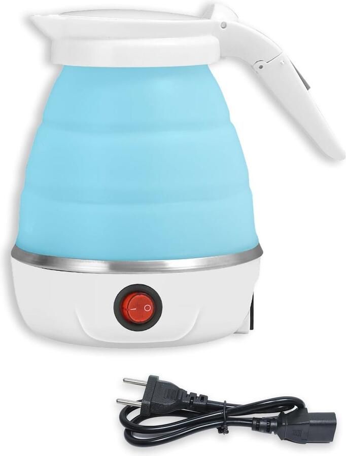 Opvouwbare Waterkoker 0 6L Siliconen Campingwaterketel voor Snelle Koffie en Thee
