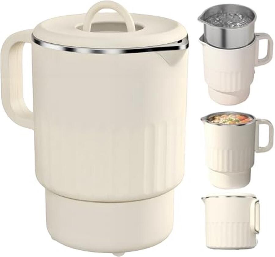 Opvouwbare Waterkoker 1L Draagbare Siliconen Waterketel voor Camping en Reizen