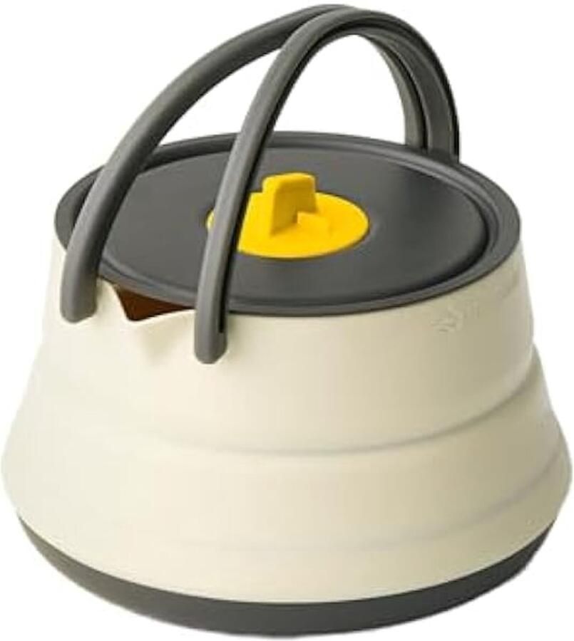 Opvouwbare Waterkoker Campingketel Voor Ultralicht Kamperen Snelle Warmteoverdracht En Veilige Handgrepen 1.1 Liter Capaciteit Van Aluminium En Siliconen 1 Stuk Inclusief Deksel Ideaal Voor Backpacking En Reizen