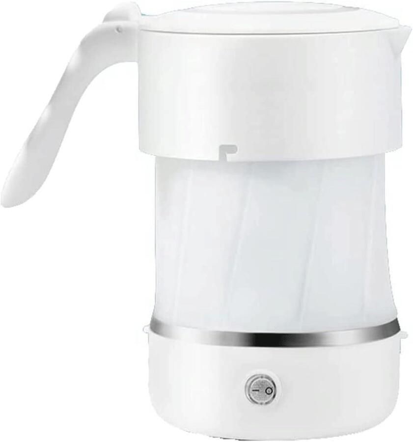Opvouwbare waterkoker Draagbare boiler Reizen en kamperen Compact en lichtgewicht 0.5L capaciteit Wit
