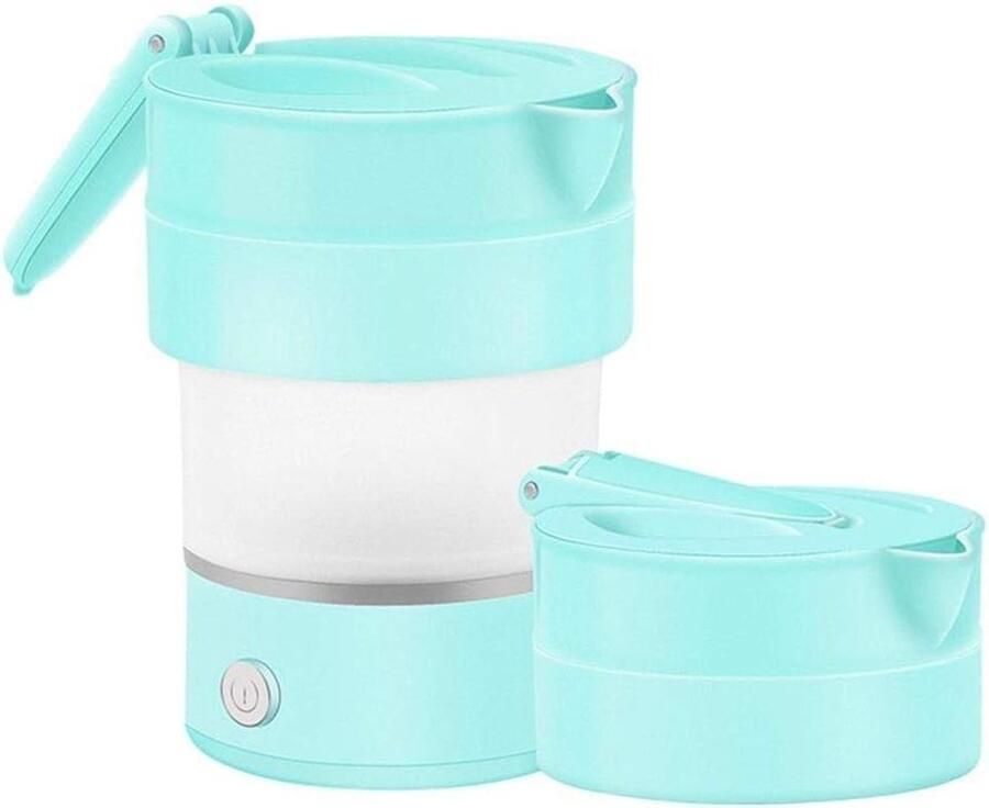 Opvouwbare Waterkoker Reis Waterkoker Snel Water Koken Dubbele Veiligheid 06 Liter Roze