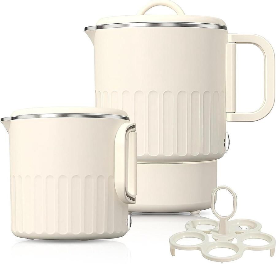 Opvouwbare Waterkoker Reis Waterkoker Koken Onderweg Ruimtebesparend Ontwerp 1 Liter Zwart