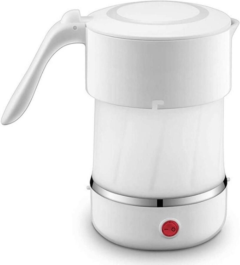 Opvouwbare Waterkoker Reis Waterkoker Mini Kleine Huishoudens Draagbaar Ontwerp 0.5 L Wit