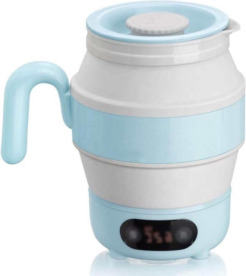 Opvouwbare Waterkoker Reis Waterkoker Reizen en Kamperen Met Warmhoudfunctie 0.6L Multicolor
