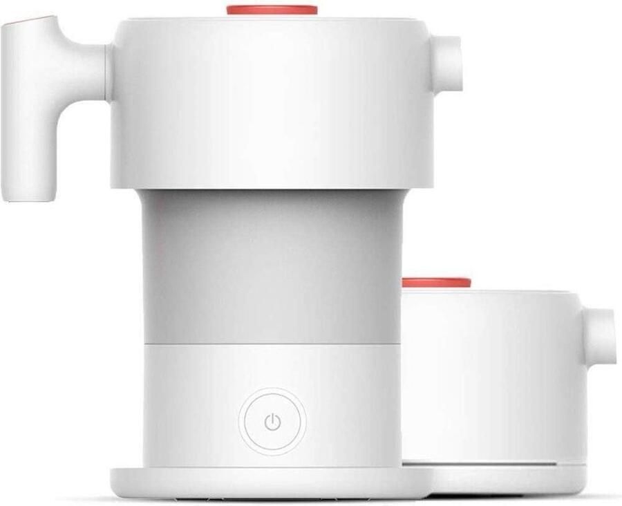 Opvouwbare Waterkoker Reis Waterkoker Snel Water Koken Compact Opvouwbaar 0.6L Capaciteit Wit