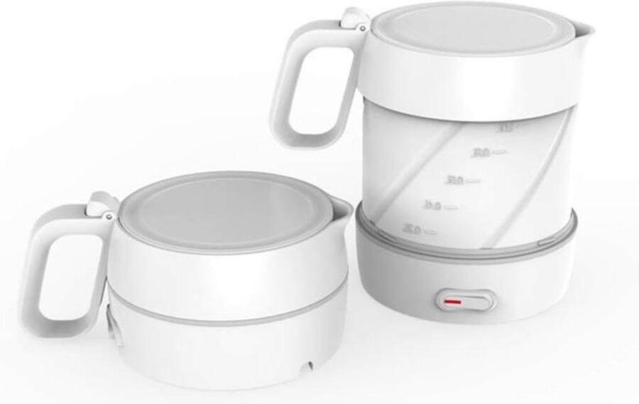 Opvouwbare Waterkoker Reis Waterkoker Snel Water Koken Compact Opvouwbaar 600 ml Roestvrij Staal