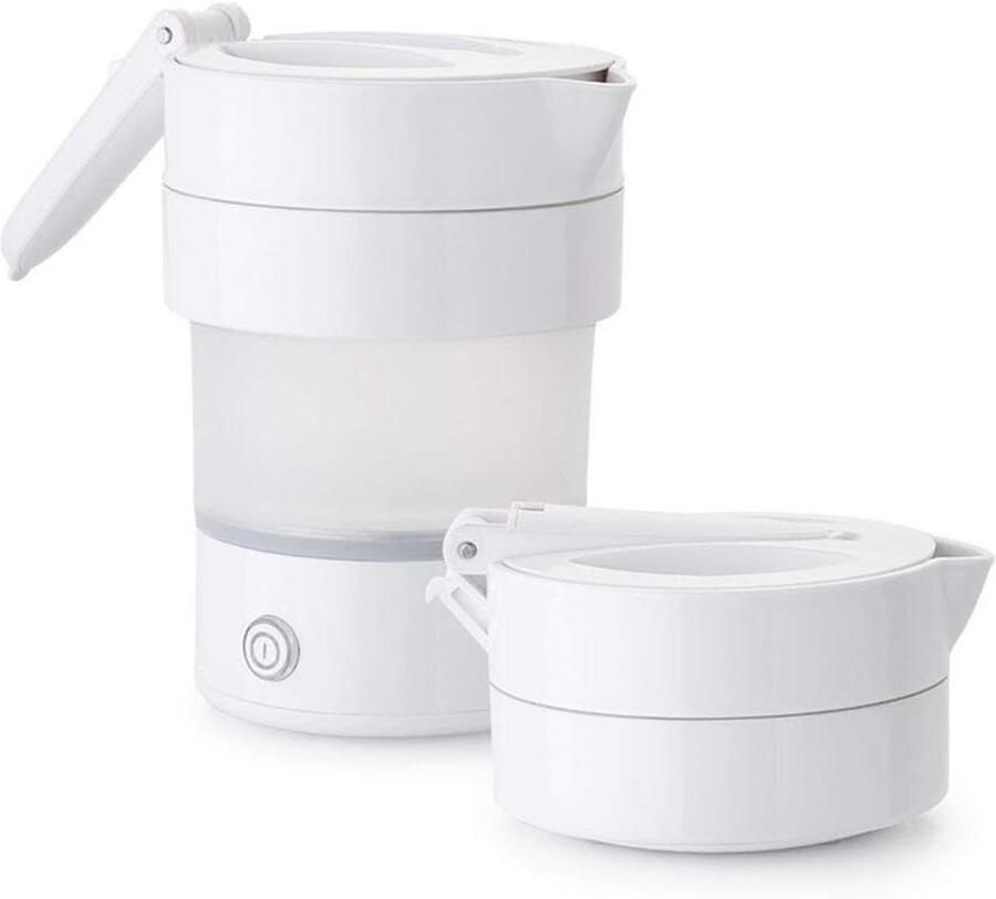 Opvouwbare Waterkoker Reis Waterkoker Snel Water Koken Dubbele Veiligheid 06 Liter Roze