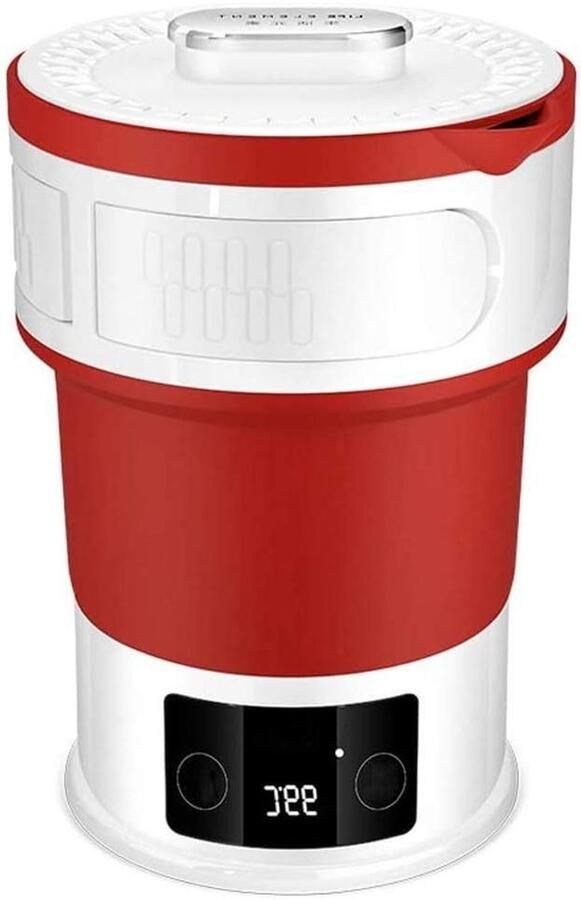 Opvouwbare Waterkoker Reiskoker Elektrisch Water Koken Variabele Temperatuur 0.6 Liter Zilverkleurig