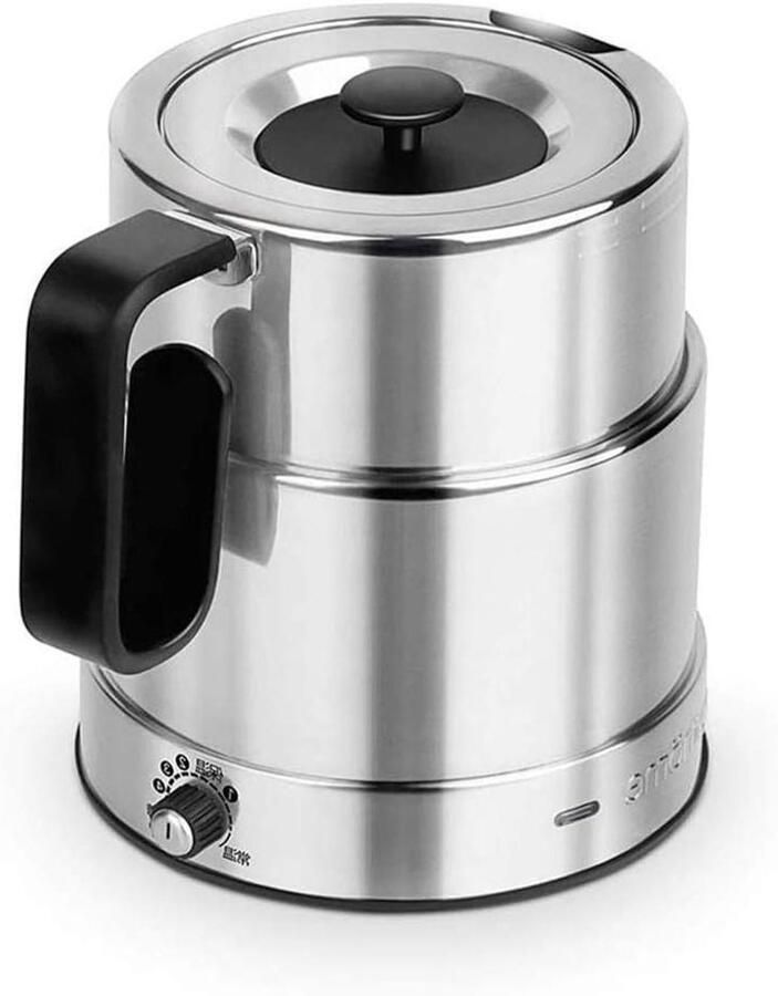 Opvouwbare Waterkoker Reiskoker Elektrische Ketel Snel Water Koken Ruimtebesparend Ontwerp 0.55L Zilver