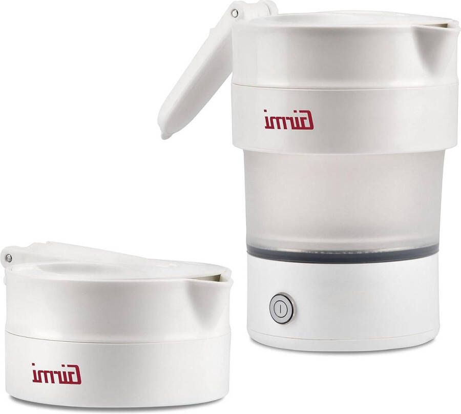 Opvouwbare waterkoker siliconen 06 liter 600 watt afneembare kabel Compact en draagbaar