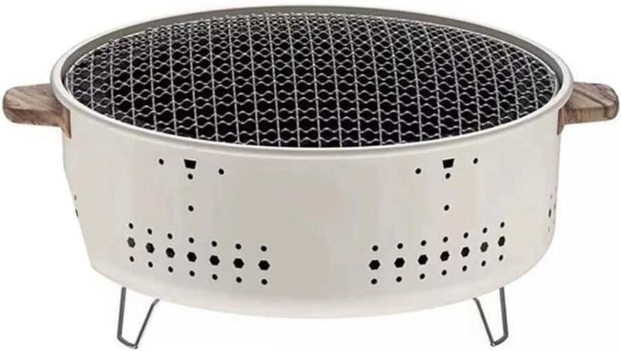 Outdoor Camping Grill Rvs Oven Barbecueën Buiten Dubbele Bakopties Verwijderbare Roosters Zilverkleurig
