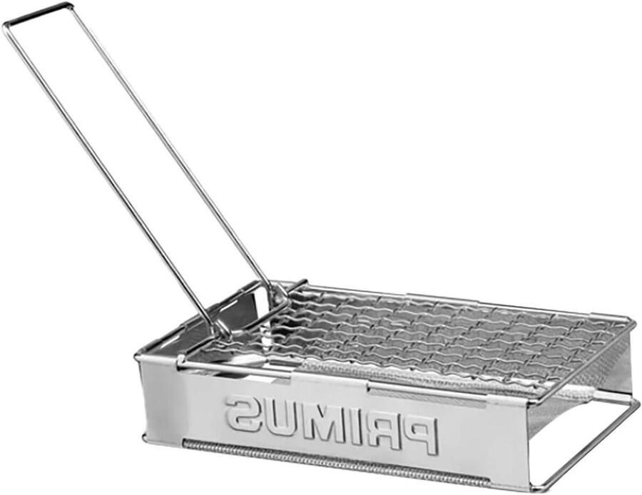 Outdoor Toaster Camping Accessoire Ontbijt Bereiden Opvouwbaar Ontwerp 1 Size Zilver - Foto 1