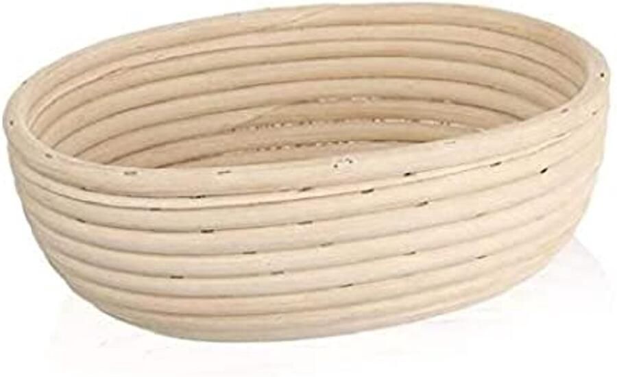 Ovaal Rijsmand voor Brood 24 x 18.5 cm van Rotan
