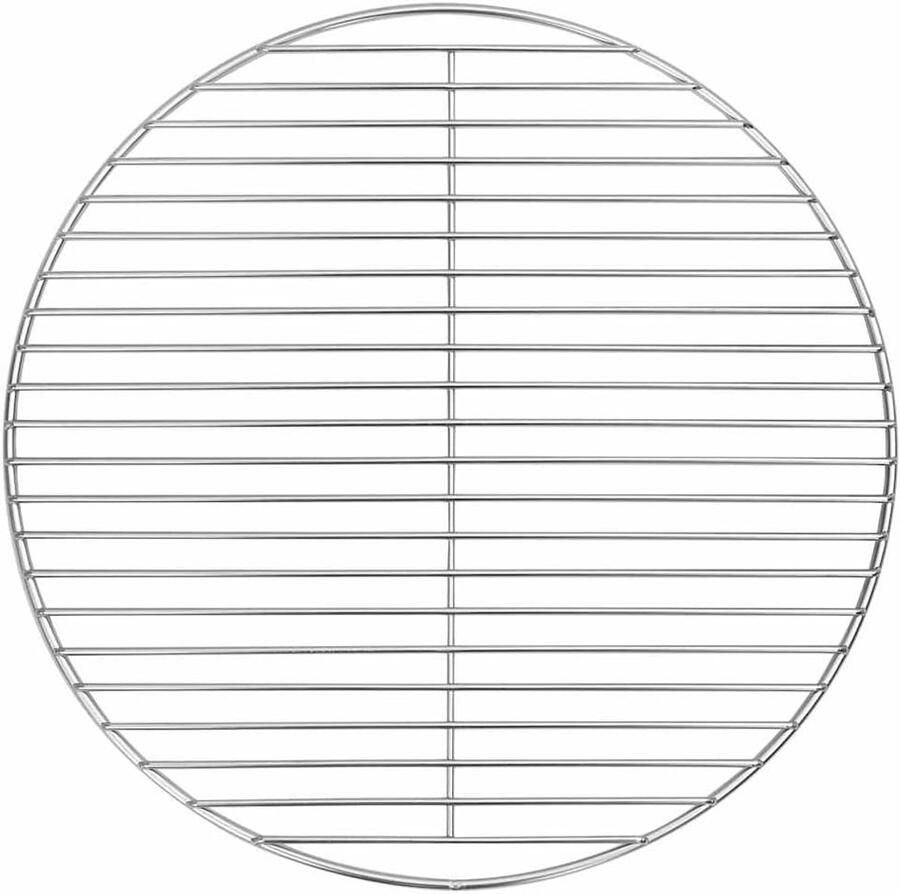 Oval Roestvrijstalen Grillrek voor Buiten 43cm Heat Resistant BBQ Kookaccessoire