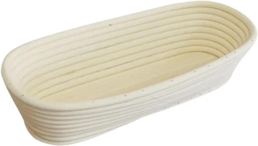 Brood Rijs Manden Ovale manden Ambachtelijk brood bakken Professioneel uitziend brood Tot 35cm lang Houtkleur
