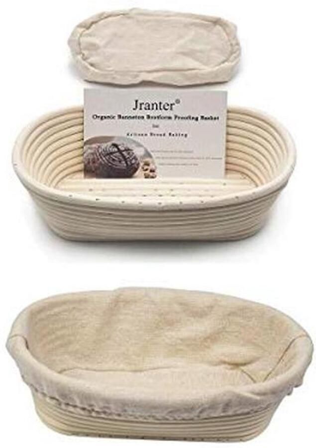 Ovale Broodmand Set van 2 voor Perfecte Broodvorming