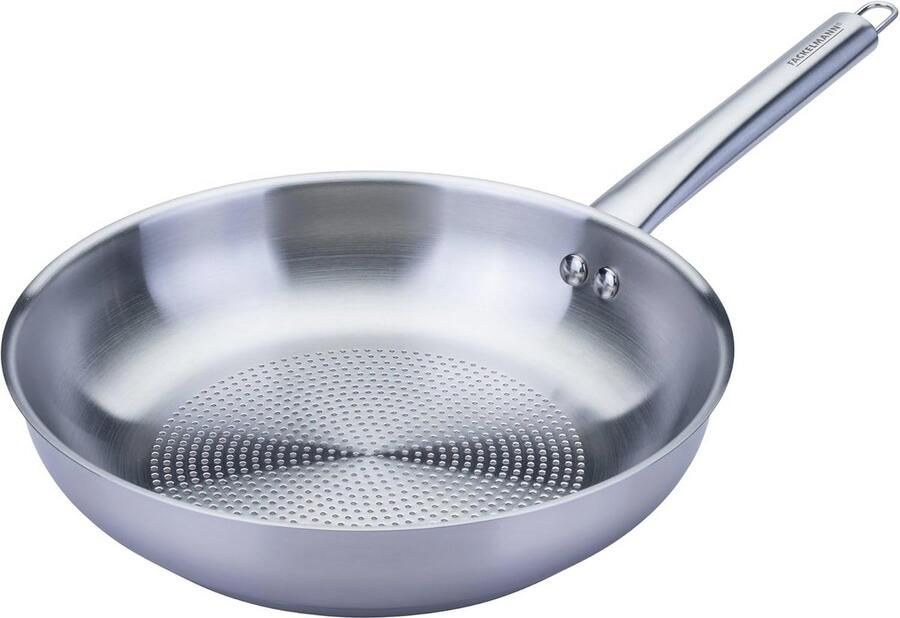 Ovale Koekenpan Ø 24 cm van RVS – Hittebestendig tot +230 °C Geschikt voor Alle Fornuizen incl. Inductie