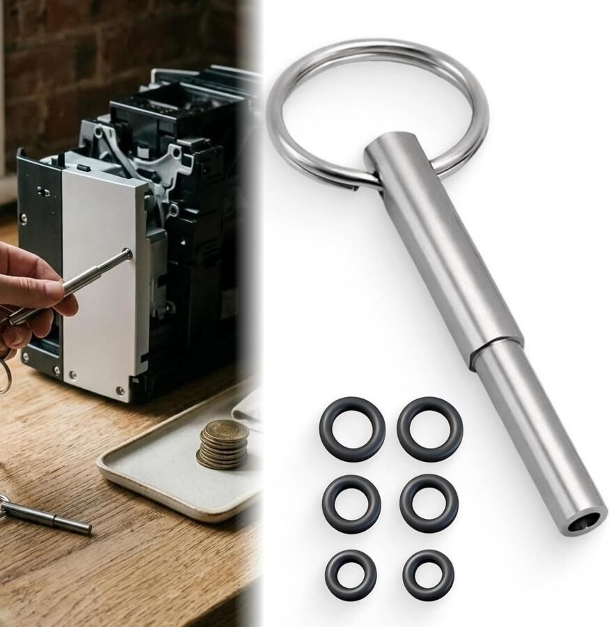 Ovale kopsleutel voor volautomatische koffiemachines reparatie- en onderhoudsgereedschap sleutel met sleutelring voor ovale schroefkoppen en accessoires