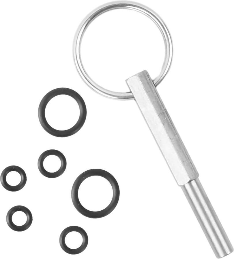 Ovale Moersleutel Reparatiegereedschap Koffiezetapparaat Reparatie Roestvrij Staal Constructie 3 Maten Ringen Zilver