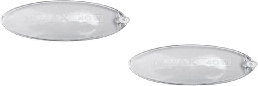 Ovale Plafondlampen voor Afzuigkap 100 x 55 mm 2 Stuks