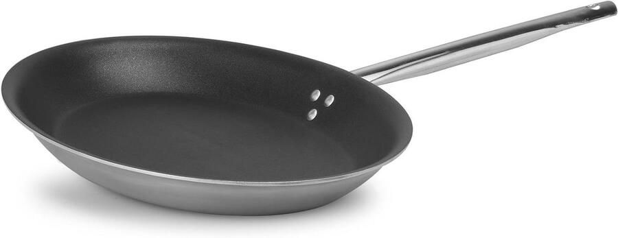 Ovale Vispan Koekenpan Vis Bereiden Volledig Antiaanbaksysteem 40 cm Zilver Zwart