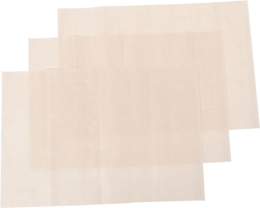 Oven Bakmat Herbruikbare Plaat Bakken en Grillen Hittebestendig Materiaal 60 x 40 cm Beige