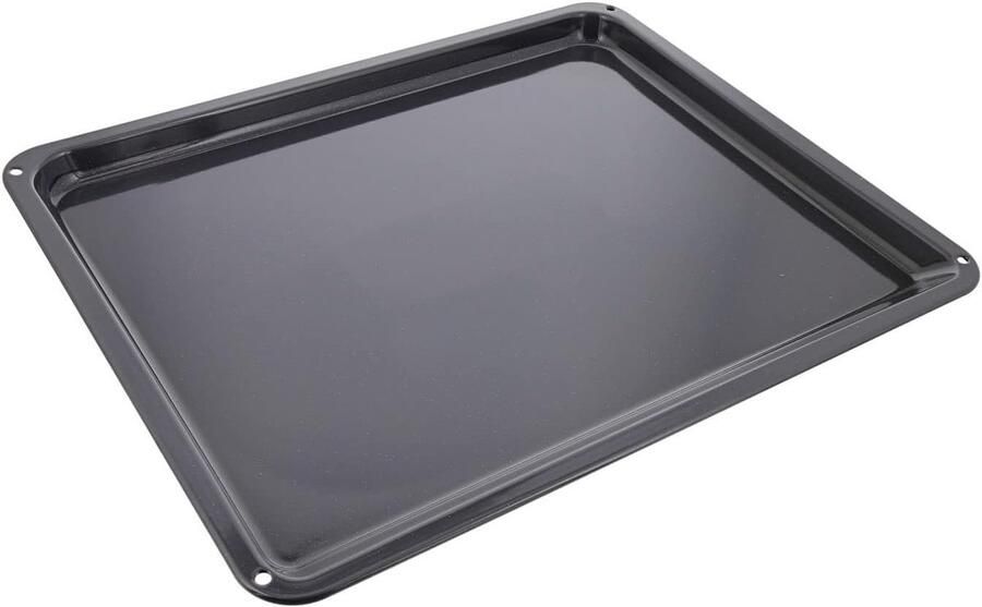 Oven Bakplaat Bakblik Ovenplaat Bakken Braden Vaatwasserbestendig Metaal 466x385x22 mm Zwart