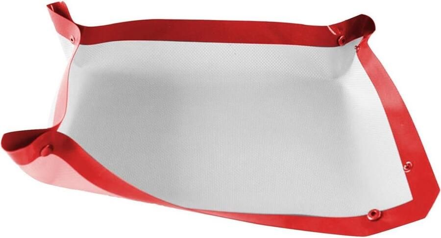Oven Bakplaat Bakmat Siliconen Bakken Maken Niet-slip Rand 415 x 245 cm Rode Rand