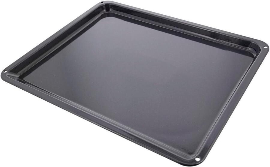 Oven Bakplaat Druppelpan Lade Oven Reinigen Gelijk aan onderdeelnummer 385 x 466 mm Zwart