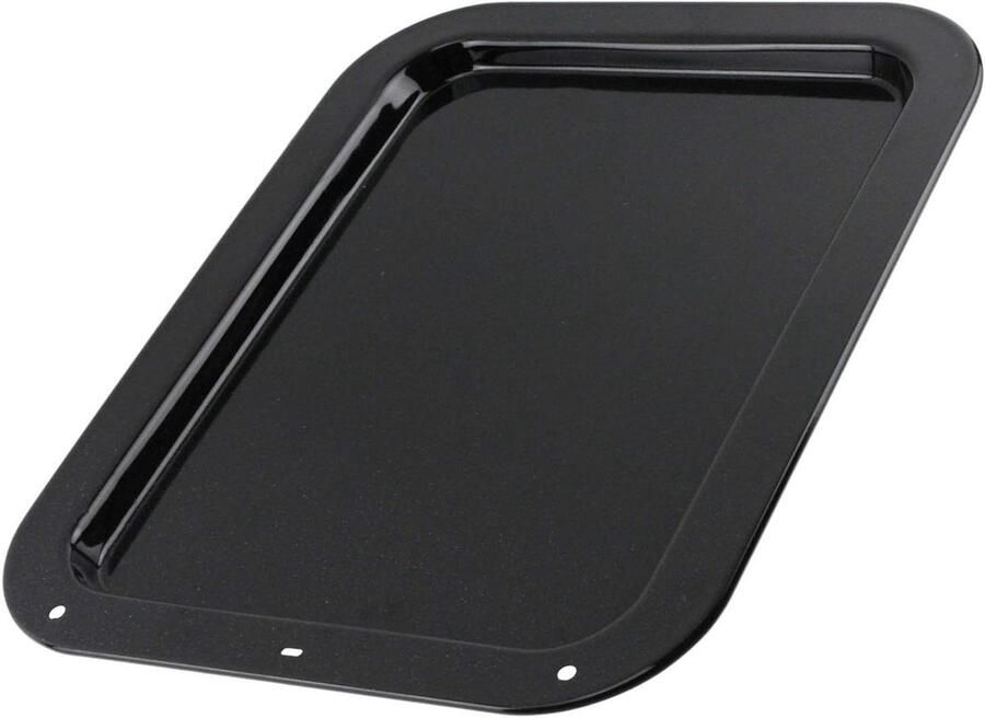 Oven Bakplaat Grillplaat Bakplaat Bakken en Braden Glazen Emaille Coating 36.5cm x 28.5cm Zwart