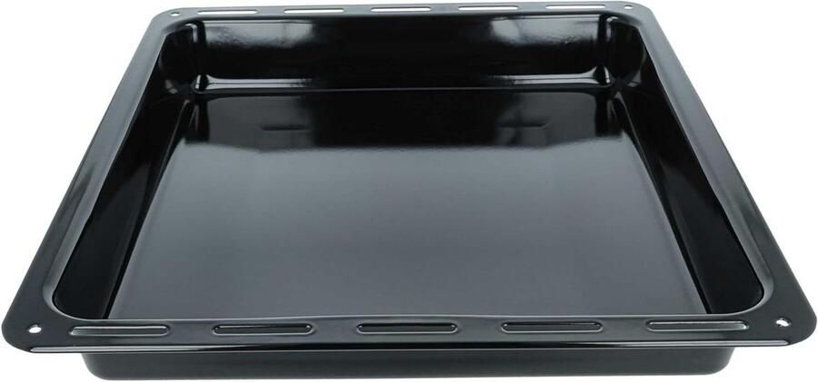 Oven Bakplaat Oven Ovenplaat Bakken van Gerechten Antiaanbaklaag 422 x 375 x 6 cm Zwart