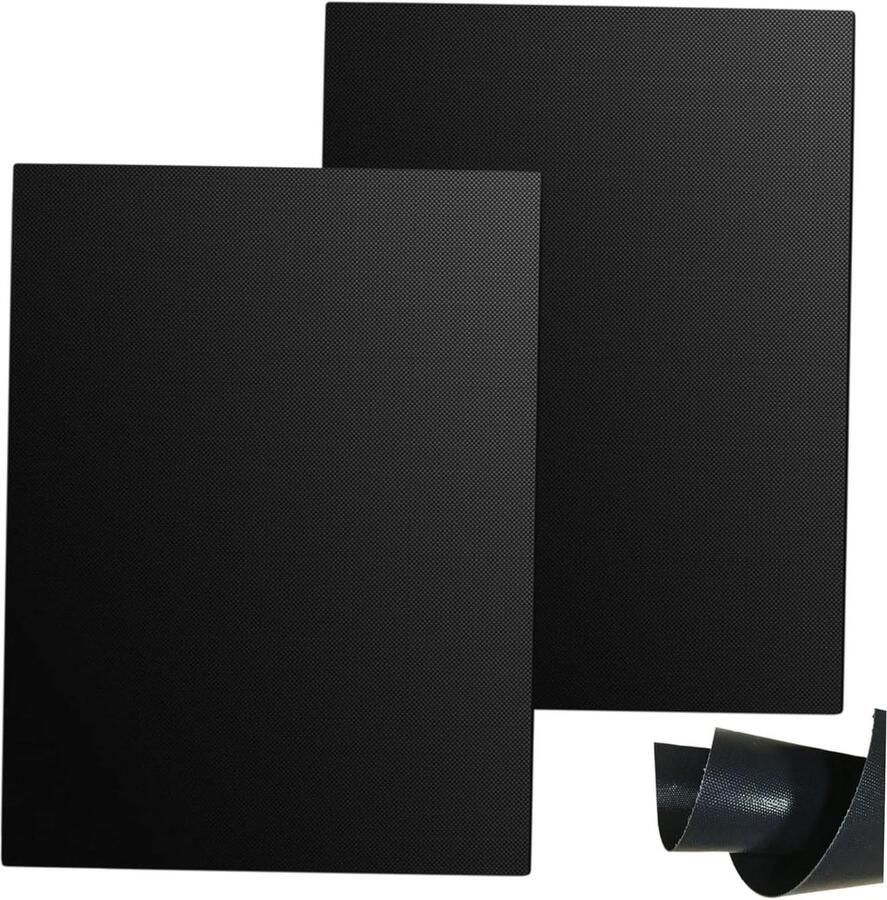 Oven Bodem Beschermers Bakplaat Matten Oven Schoon Houden Hittebestendig Herbruikbaar 36 x 50cm Zwart