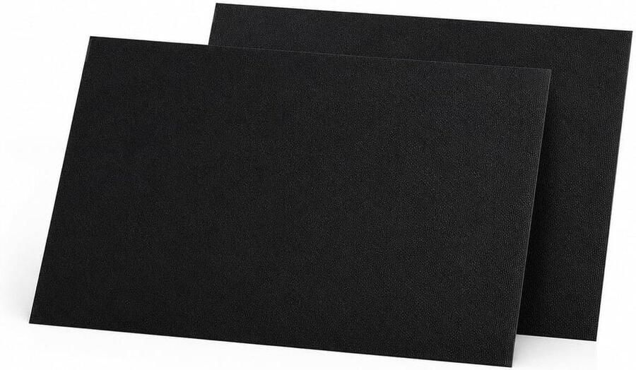 Oven Bodem Bescherming Ovenmat Teflon Oven Schoon Houden Herbruikbaar Hittebestendig 2 Stuks 40x60cm Zwart
