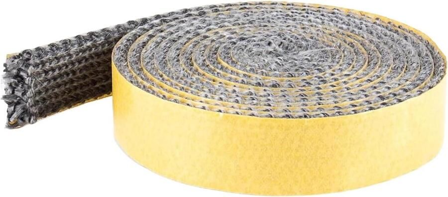 Oven Deurafdichting Hittebestendige Kabel Warmte Isolatie Zelfklevend Flexibel 400 cm Lengte Zwart