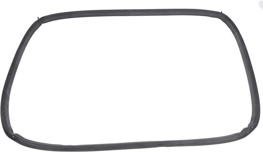 Oven Deurafdichting Ovenrubber Fornuisrubber Onderdeel Vervangen Bevestiging met 4 Haken 410 x 330 mm Zwart