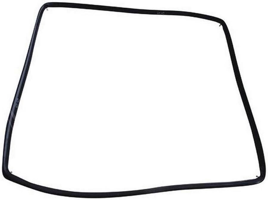 Oven Deurafdichting Pakking Rubber Oven Reparatie 4-zijdige afdichting 1 x 1 x 1 cm Zwart