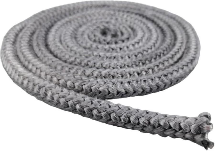 Oven deurkoord Glasvezel touw Hittebestendige afdichting Kachel afdichten Hoge temperatuurbestendig 10 mm x 5 m Zwart