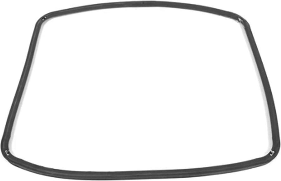 Oven Deurrubber Afdichtingskit Oven Reparatie Met Hoekclips 445x350mm Zwart