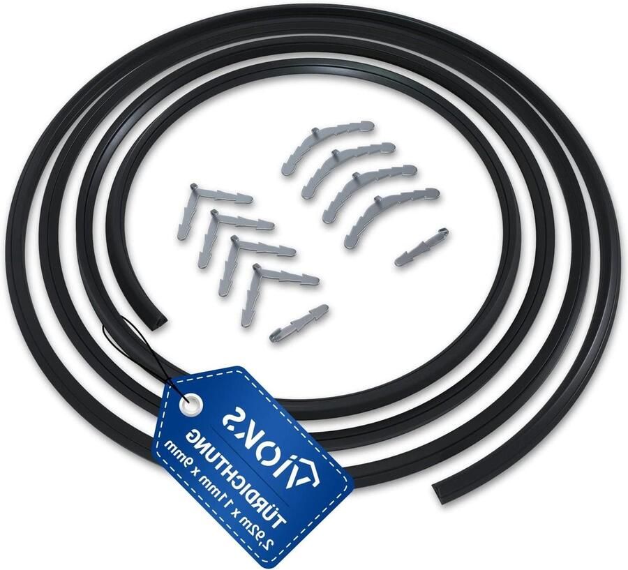 Oven Deurrubber Afdichtingskit Oven Reparatie Op Maat Te Knippen 2.9 Meter Zwart