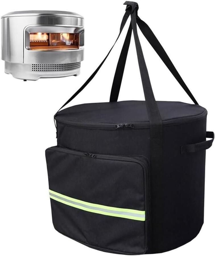Oven Draagtas Pizza Oven Tas Outdoor Koken Warmte Reflecterend Oppervlak 23 x 19 x 7 cm