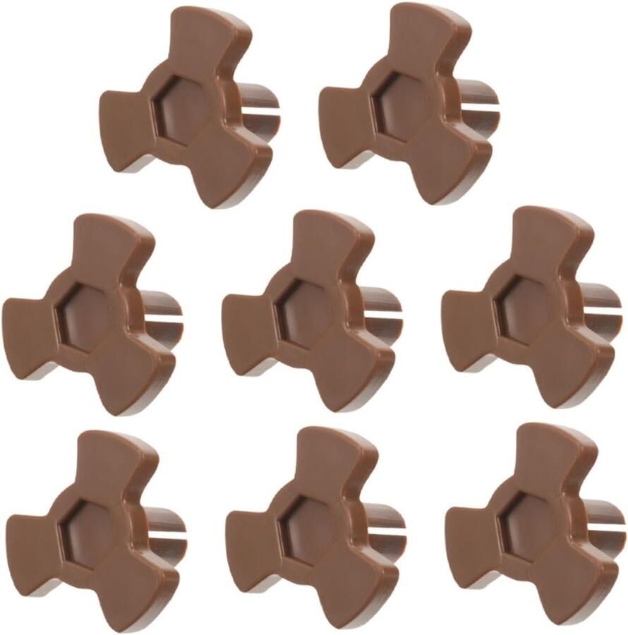 Oven Draaitafel Koppeling Magnetron Onderdeel Stabiele Kookprestaties Universele Pasvorm 3 x 3 x 2 cm Koffie