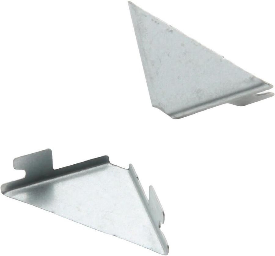 Oven Driehoek Houders Glazen Plank Steun Oven Gebruik Origineel Reserveonderdeel 2 Stuks Zilver
