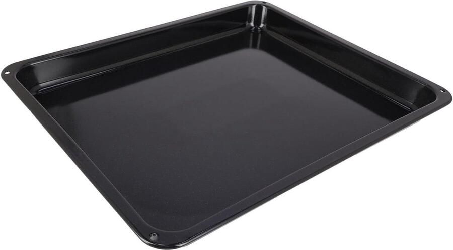 Oven Druppelbak Emaille Bakplaat Oven Beschermen Gelijk aan onderdeelnummer 466x385x39 mm Zwart