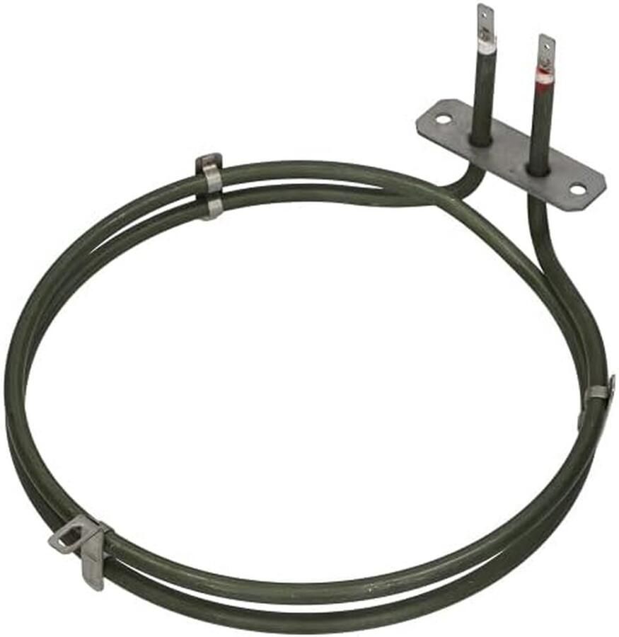 Oven Element Circulatie Element Verwarmingselement Oven Reparatie 2000W Vermogen 215 mm x 193 mm Zilverkleurig