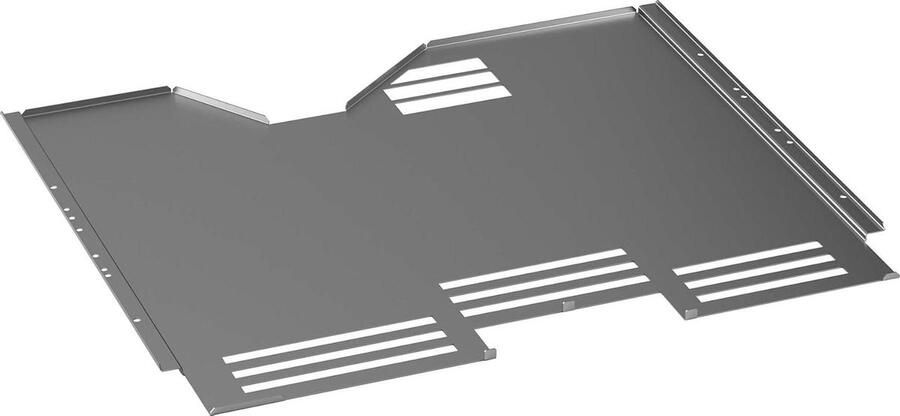 Oven en kookplaat accessoire Tussenplaat Koken en bakken Roestvrij staal 60 cm Geborsteld