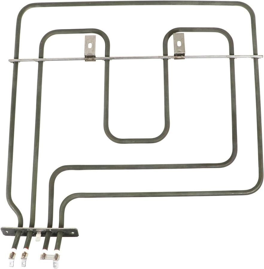 Oven Grill Element Reserve Onderdeel Oven Reparatie Dubbel Circuit 2200W Zilverkleurig