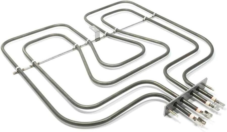 Oven Grill Element Fornuis Element Oven Reparatie Dubbel Element 230V 2450W Zilver